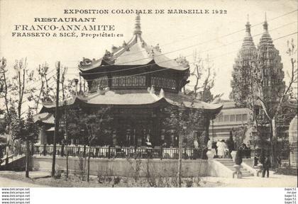Marseille - Expositions Coloniales 1922 - Restaurant Franco Annamite