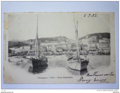 L'ESTAQUE  :  Vue générale  1902