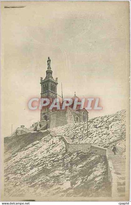 CARTE PHOTO Marseille ND de la Garde