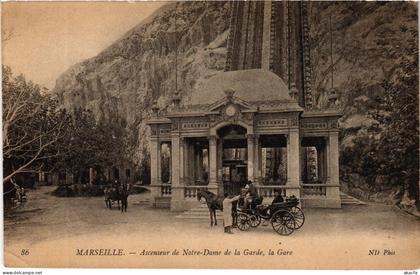 CPA Marseille Ascenseur de Notre Dame de la Garde (1501784)