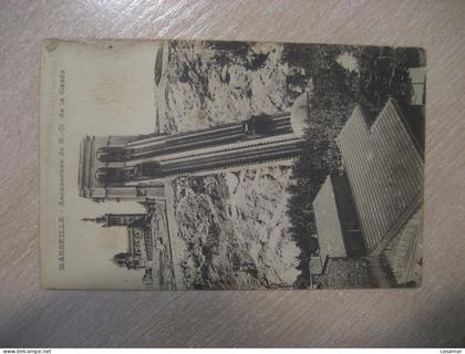 MARSEILLE Ascenseurs de N-D de la Garde lift lifts Bouches-du-Rhone postcard FRANCE