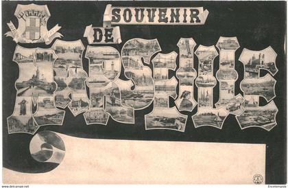 CPA  Carte Postale -France Marseille Souvenir de  Marseille  VM42678+