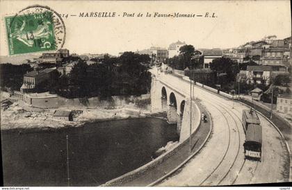 CPA Marseille Pont de la Fausse Monnaie