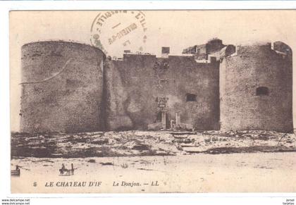 POSTAL .-  MARSELLA (FRIOUL) FRANCIA  - LOS CALABOZOS DEL CASTILLO D'IF  ( LE CHÂTEAU D'IF-LE DONJON )