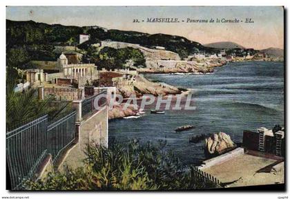 CPA Marseille Panorama de la Corniche