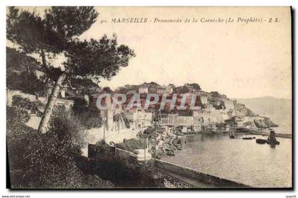 CPA Marseille Promenade de la Corniche (Le Prophete)