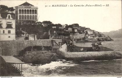 Marseille CPA La corniche (palace Hotel)