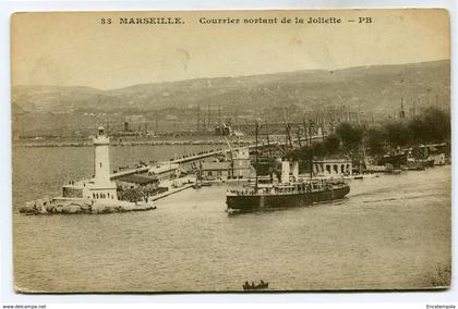 CPA - Carte Postale - France - Marseille - Courrier sortant de la Joliette ( CP4274 )