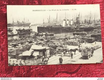 Marseille Joliette, Zone portuaire [13] Bouches-du-Rhône- 8é tirailleurs de passage Carte Postale  France-Alger