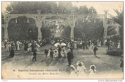 13 , MARSEILLE , Exposition d'électricité 1908  , * 184 77