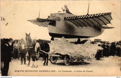 CPA MARSEILLE - La Cavalcade L'Avion de France (985564)