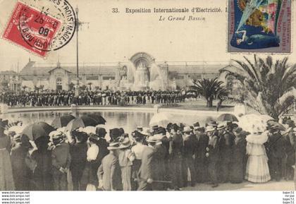 Marseille - Expositions d'électricité - Le grand bassin