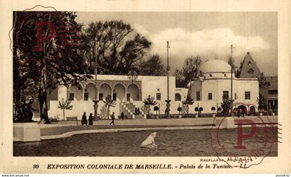 FRANCIA. FRANCE. 13 MARSEILLE, EXPOSITION COLONIALE, PALAIS DE LA TUNISIE