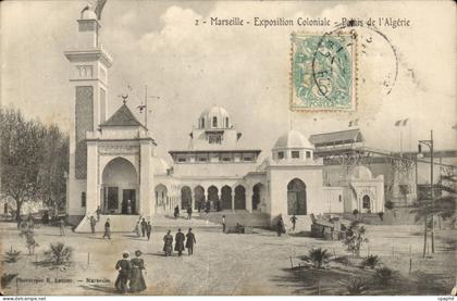 Marseille CPA Exposition coloniale 1906 Palais de l'Algerie