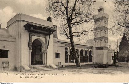 Marseille - Exposition Coloniale de Marseille - Le Palais de l'Algerie - CPA