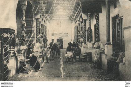 Marseille - Expositions Coloniales - Rue des Souks