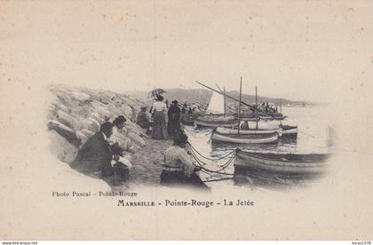 13 /MARSEILLE / LA POINTE ROUGE / LA JETEE / JOLIE CARTE