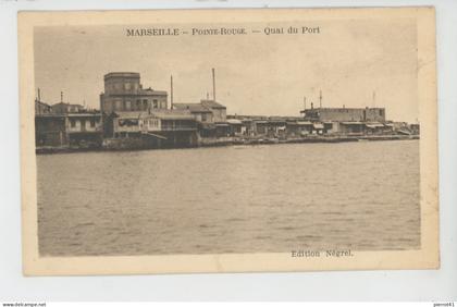 MARSEILLE - POINTE ROUGE - Quai du Port
