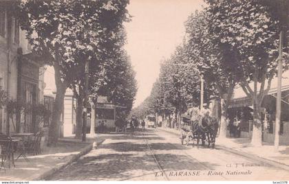 13 / MARSEILLE / LA BARASSE / ROUTE NATIONALE / TRAMWAY / ATTELAGE