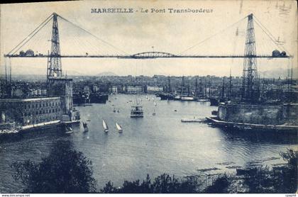 CPA Marseille Le Pont Transbordeur