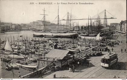 Marseille - Le Vieux Port et le Transbordeur - CPA