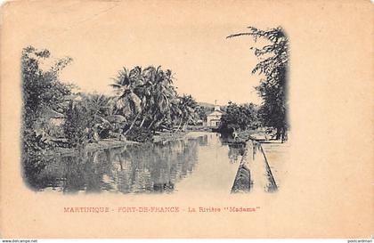 Martinique - FORT DE FRANCE - La rivière Madame