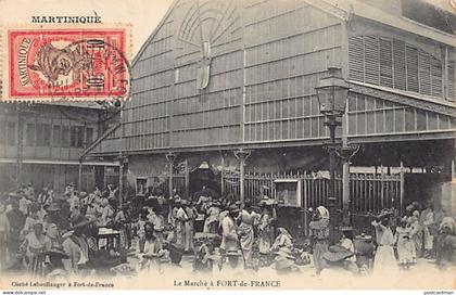 Martinique - FORT DE FRANCE - Le marché - Ed. Leboullanger