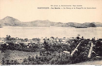Martinique - LE MARIN - Le bourg et la presqu'il de Sainte-Anne - Ed. A. Benoît-Jeannette 190
