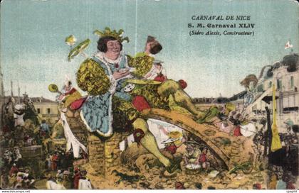 CPA Carnaval De Nice Carnaval XLIY (Sidro Alexis Constructeur)