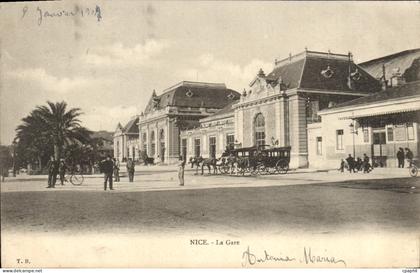 CPA Nice La Gare
