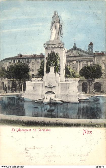 CPA Le Monument de Garibaldi