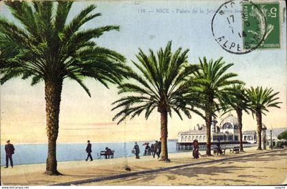 CPA Nice Palais de la Jetee