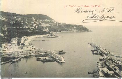 CPA Nice Entree du Port