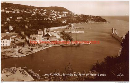 Entrée du Port et Mont Boron - Nice