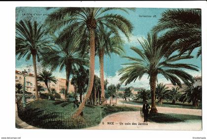 CPA - Cartes postales FRANCE -Nice - Un coin des Jardins-1919 S3529