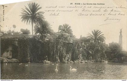 CPA Nice la Grotte des Jardins