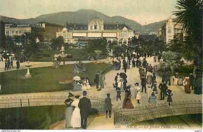 CPA Nice les Jardins publics