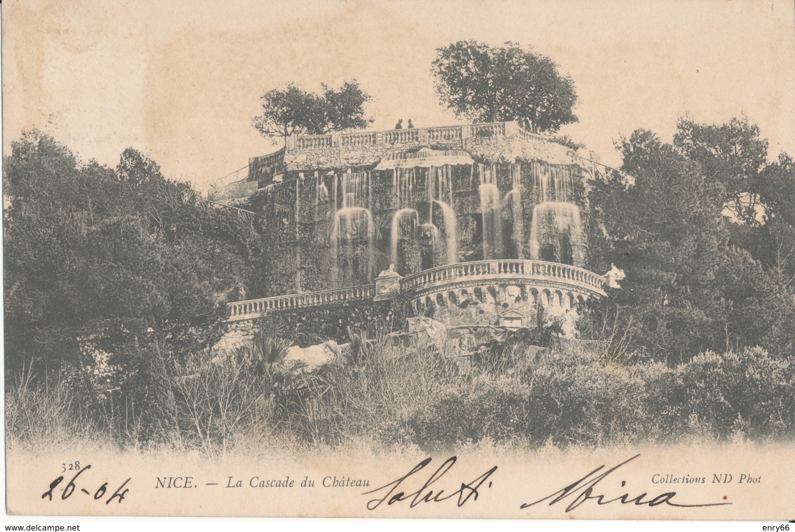 FRANCIA-NIZZA CASCADE DU CHATEAU