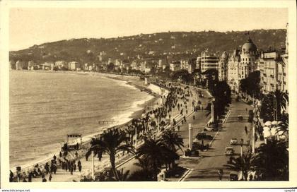 CPA Nice Les Hotels sur la Promenade des Anglais