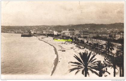 CPA 06 CARTE DE PHOTO NICE PLAGE