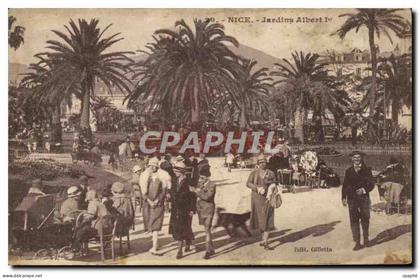 CPA Nice Jardins Albert 1er