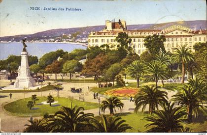 CPA Nice Jardins des Palmiers
