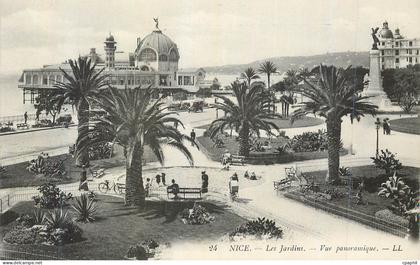 CPA Nice les Jardins Vue Panoramique