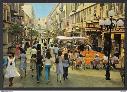France Nice La Cote d'Azur Rue Pietonne Massena Street Scene Unused Postcard