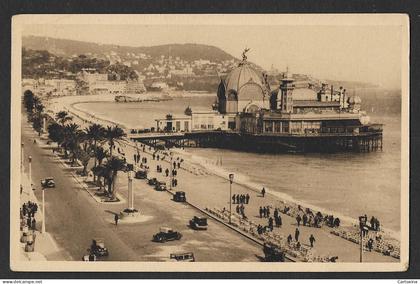 Nice France Casino de la Jetee Promenade des Anglais 1930s Postcard Editions dArt Yvon
