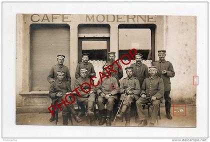 Cafe MODERNE-Soldats-NON SITUEE-CARTE PHOTO Allemande-GUERRE 14-18-1WK-FRANCE-02-59-62-XX-