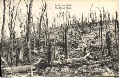 CPA La Butte de Pinon Militaria