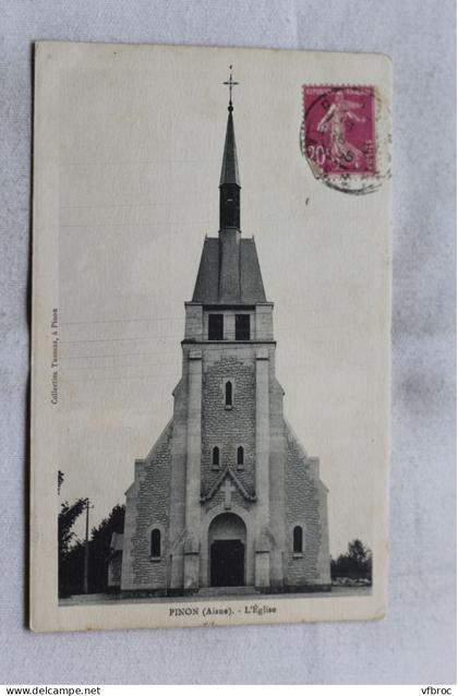 Pinon, l'église, Aisne 02