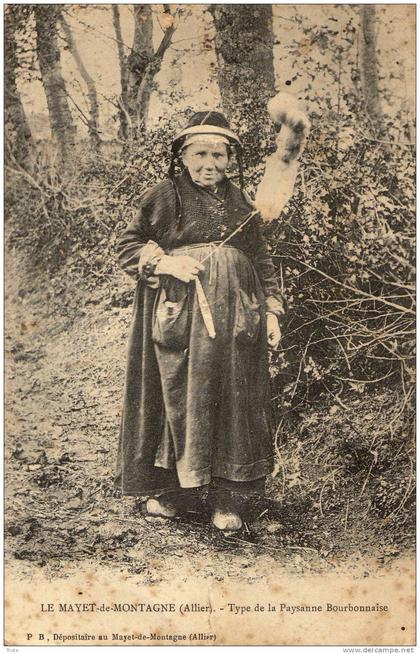 MAYET-DE-MONTAGNE  TYPE DE PAYSANNE BOURBONNAISE