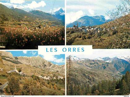 Carte Postale - 05 - Les orres - Multivues - Le mélezet chaîne de la portette le chef-lieu entrée du chef-lieu la vallée